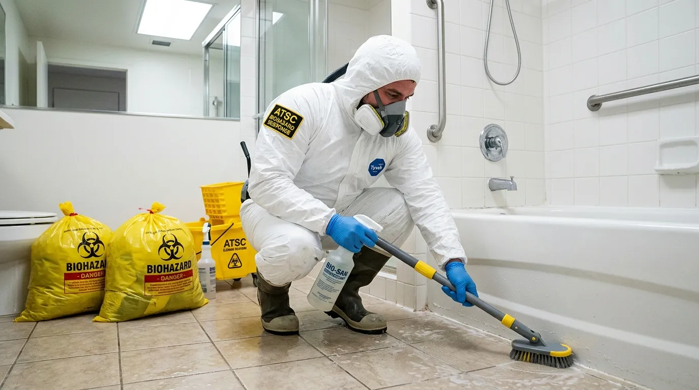 Decontamination equipment deployed for Blood Cleanup in Lantana